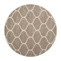 Safavieh Hudson Shag Collection Maria Geometric Round Area Rug