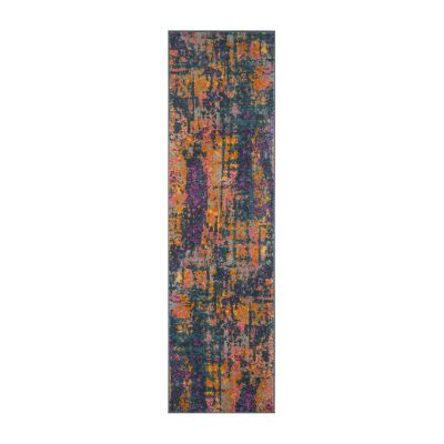 Safavieh Madison Collection Jarvis Abstract Runner Rug