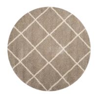 Safavieh Hudson Shag Collection Salome Geometric Round Area Rug