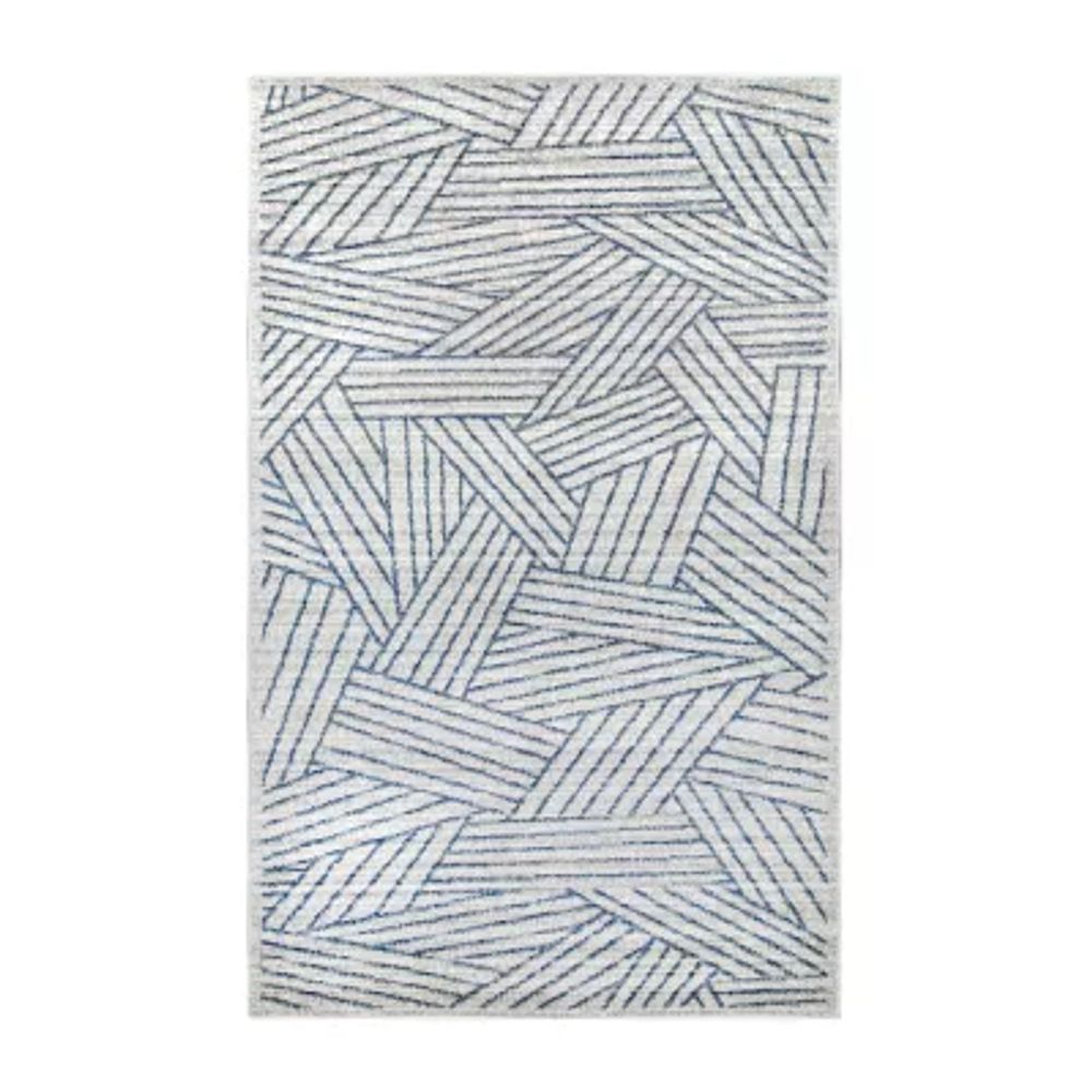 Nuloom Blanca Striped Indoor Rectangular Area Rugs