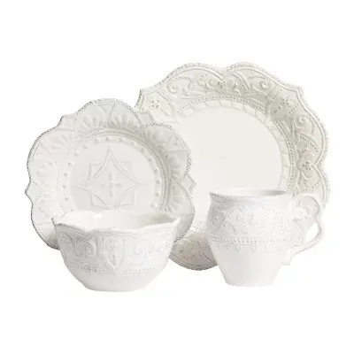 Denmark 4-pc. Ceramic Dinnerware Set