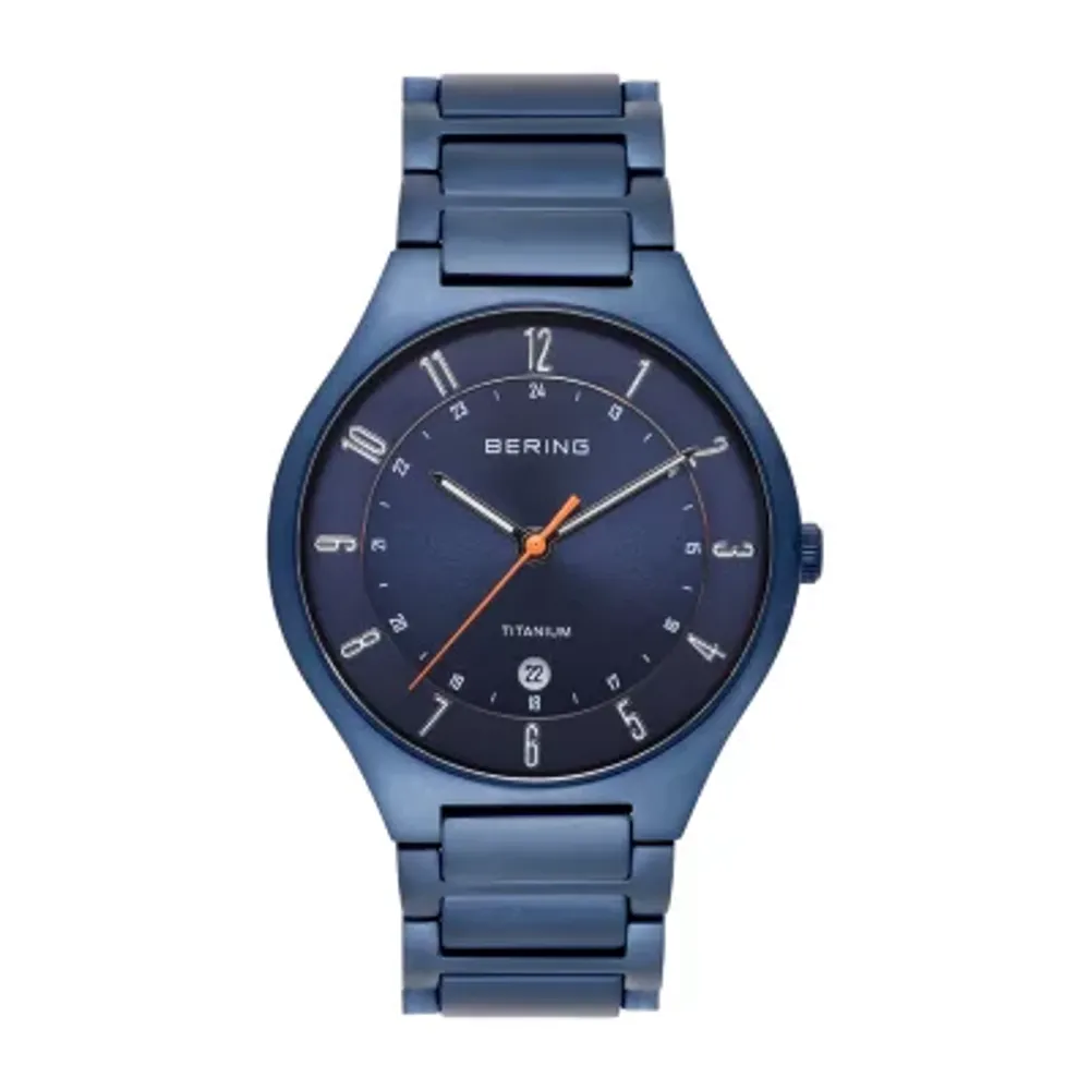 Bering Mens Blue Bracelet Watch 11739-797