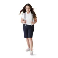 IZOD Little & Big Girls Stretch Fabric Short Sleeve Polo Shirt
