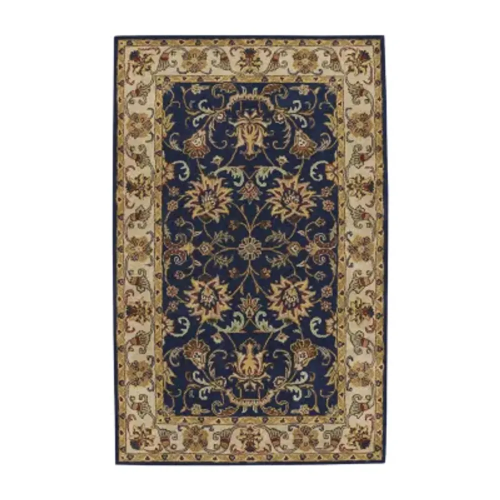 Capel Inc. Guilded Floral Hand Tufted Indoor Rectangular Area Rug