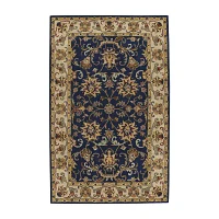 Capel Inc. Guilded Floral Hand Tufted Indoor Rectangular Area Rug