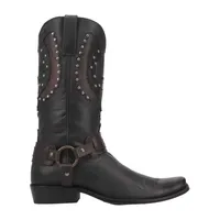 Dingo Mens War Eagle Leather Boot Block Heel Cowboy Boots