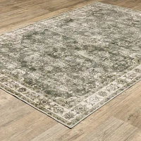 Covington Home Mirabelle Faded Oriental Washable Indoor Rectangular Area Rug