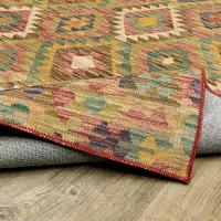 Covington Home Mirabelle Tribal Inspirations Geometric Washable 2'X8' Indoor Rectangular Runner