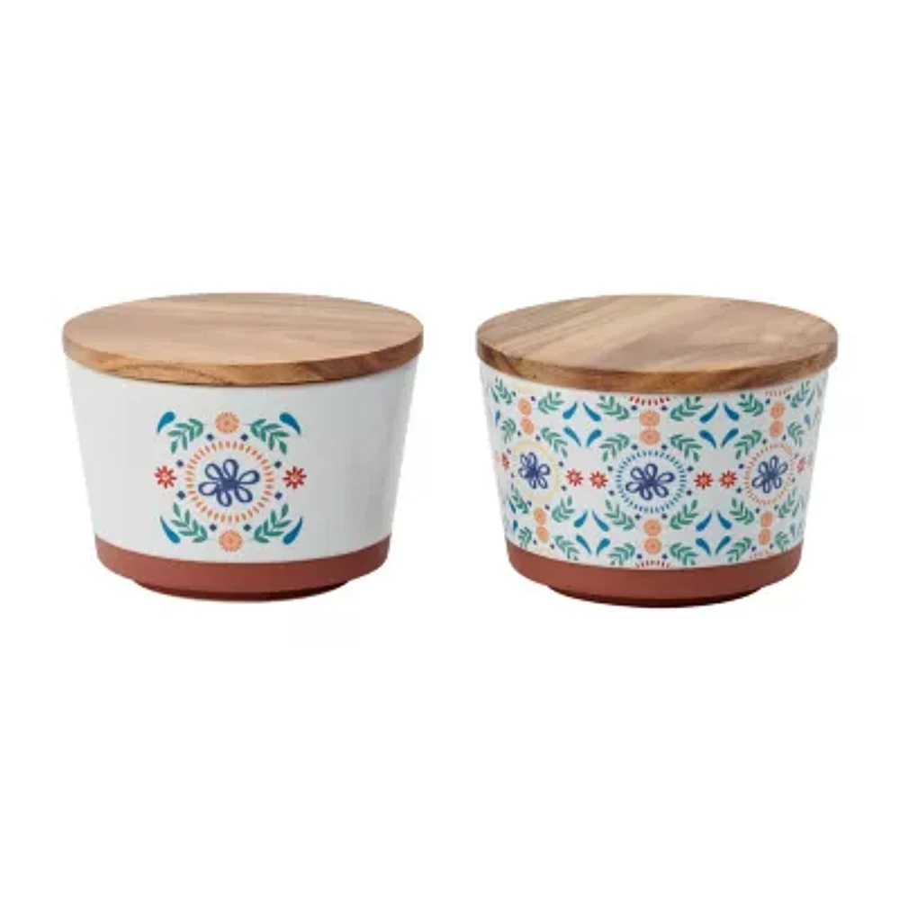 Mesa Mia Chapala 2-pc. Stoneware Spice Holder