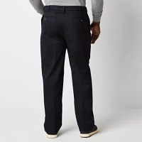 St. John's Bay Universal Easy Care Extender Mens Big and Tall Classic Fit Pleated Pant