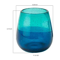 Mesa Mia Chapala Blue Ombre 4-pc. Wine Glass