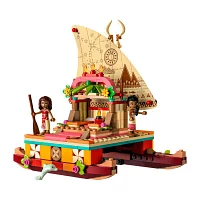 Disney Moanas Wayfinding Boat Building Toy Set (321 Pieces)