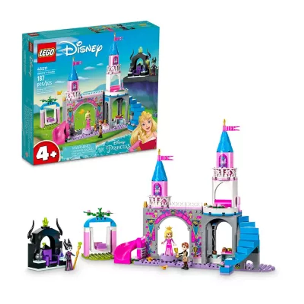 Disney Auroras Castle Building Toy Set (187 Pieces)