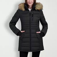 Hfx Womens Removable Hood Heavyweight Puffer Jacket