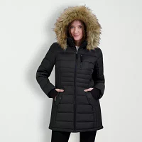 Hfx Womens Removable Hood Heavyweight Puffer Jacket