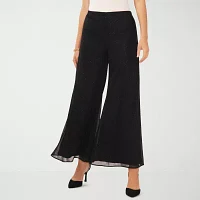 MSK Glitter Womens Wide Leg Palazzo Pant