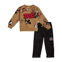 Disney Baby Boys 2-pc. Mickey Mouse Pant Set