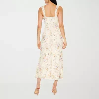 Forever 21 Womens Sleeveless Floral Slip Dress Juniors