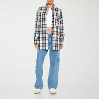 Forever 21 Plaid Lightweight Womens Juniors Shirt Jacket