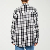 Forever 21 Plaid Lightweight Womens Juniors Shirt Jacket