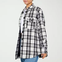 Forever 21 Plaid Lightweight Womens Juniors Shirt Jacket