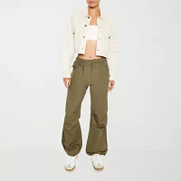 Forever 21 Cargo Lightweight Womens Juniors Cropped Jacket