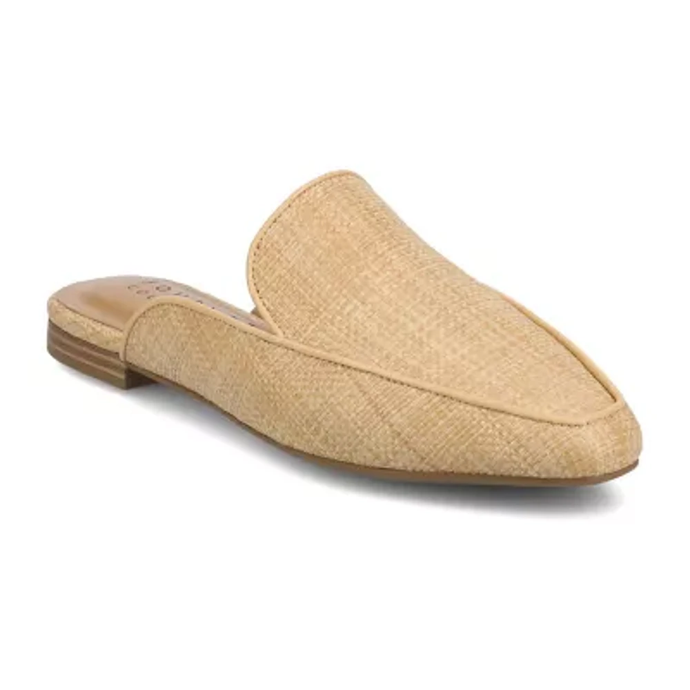 Journee Collection Womens Akza Square Toe Mules