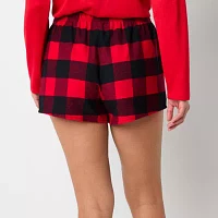 Sleep Chic Womens Flannel Pajama Shorts