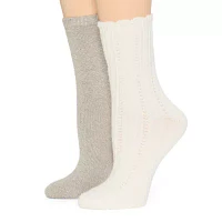 Mixit 2 Pair Crew Socks Womens