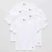 Dickies Cotton Mens 5 Pack Short Sleeve Crew Neck Moisture Wicking T-Shirt