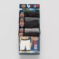 Dickies Temp-Iq Cooling Mens 5 Pack Long Leg Boxer Briefs