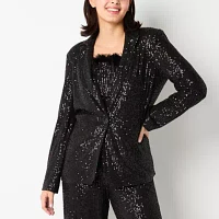 by&by Womens Regular Fit Blazer-Juniors