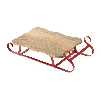 North Pole Trading Co. Wood Serving Tray