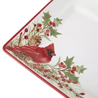 North Pole Trading Co. Holly Berry Serving Tray