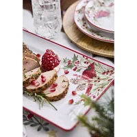 North Pole Trading Co. Holly Berry Serving Tray