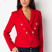 Bold Elements Womens Regular Fit Double Breasted Blazer