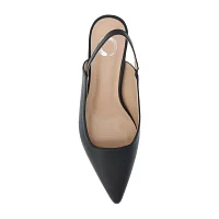 Journee Collection Womens Paulina Pointed Toe Spool Heel Pumps