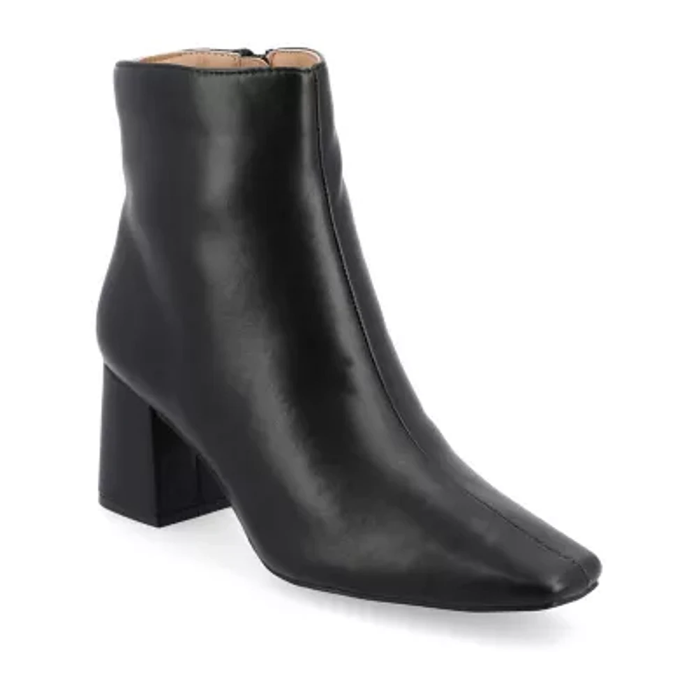 Journee Collection Womens Haylinn Block Heel Booties