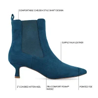 Journee Collection Womens Tenlee Kitten Heel Booties