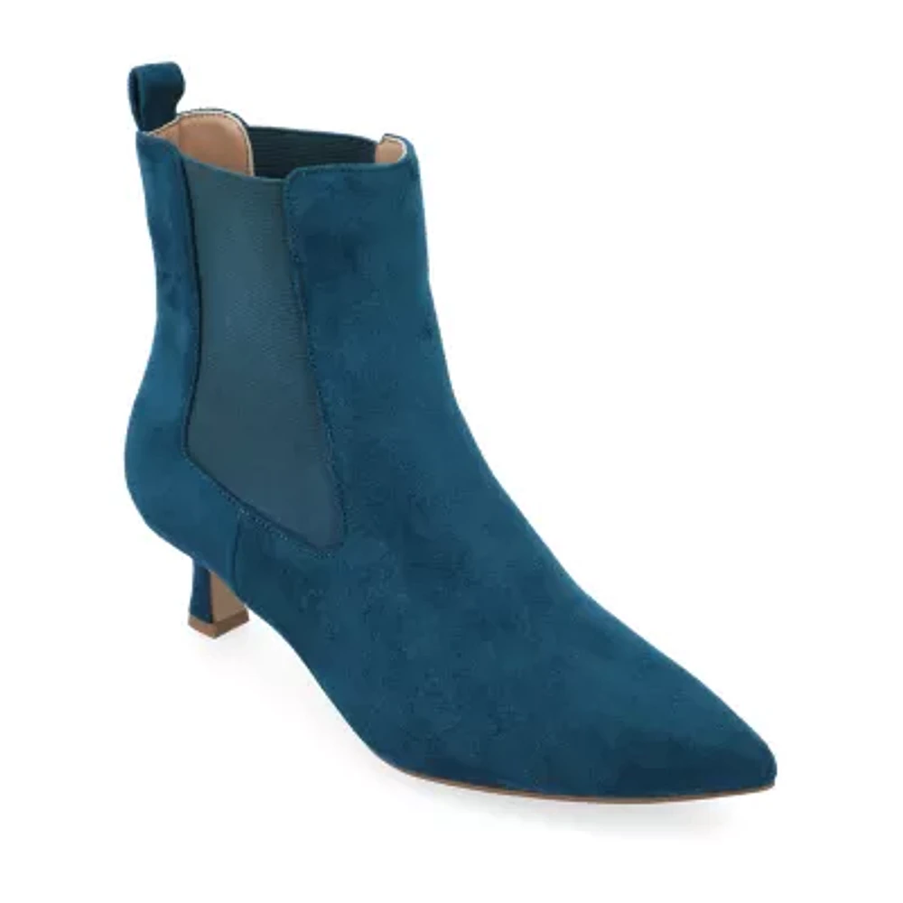 Journee Collection Womens Tenlee Kitten Heel Booties