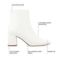 Journee Collection Womens Haylinn Block Heel Booties