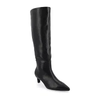 Journee Collection Womens Tullip Kitten Heel Dress Boots