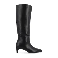 Journee Collection Womens Tullip Kitten Heel Dress Boots