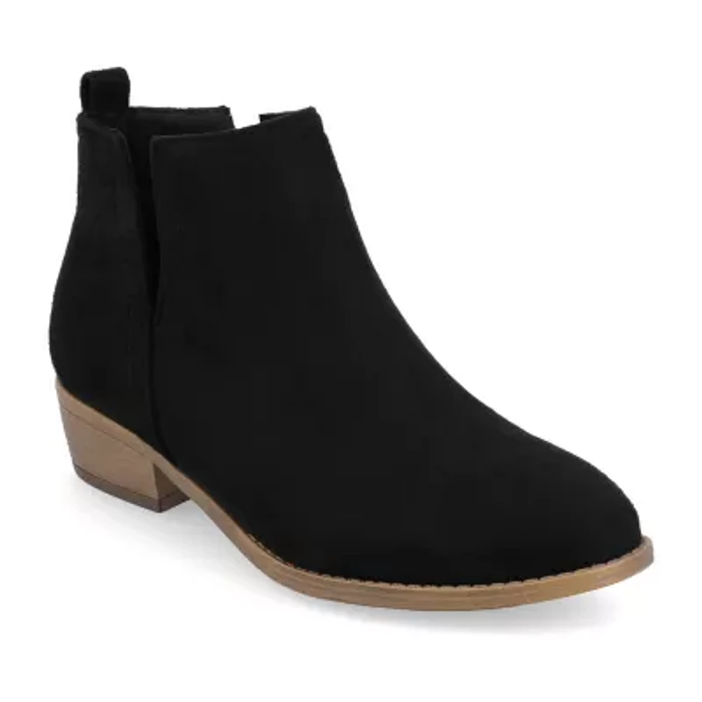 Journee Collection Womens Rimi Block Heel Booties