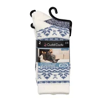 Cuddl Duds 2 Pair Crew Socks Womens