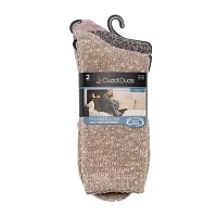 Cuddl Duds On The Go 2 Pair Crew Socks Womens