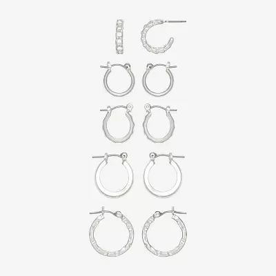 Mixit 5 Pair Earring Set