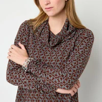 R & K Originals Womens Long Sleeve Shift Dress