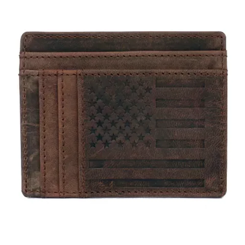 Julia Buxton Front Pocket Getaway Mens RFID Blocking Front Pocket Wallet