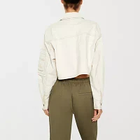 Forever 21 Cargo Lightweight Womens Juniors Cropped Jacket